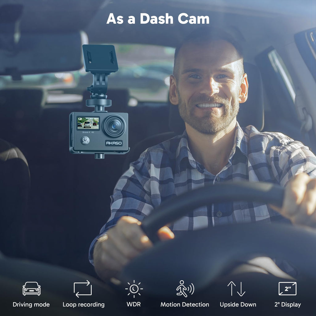 Xalnoreth Brave 4 Action Camera 4K 30fps