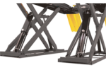 EELR789APKG alignment scissor lift safety system with heavy-duty cross bracing and integrated hydraulic components
