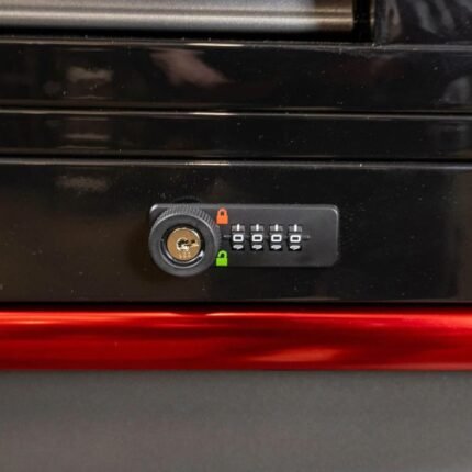 Pro Series rolling tool cabinet with anodized drawer trim pulls