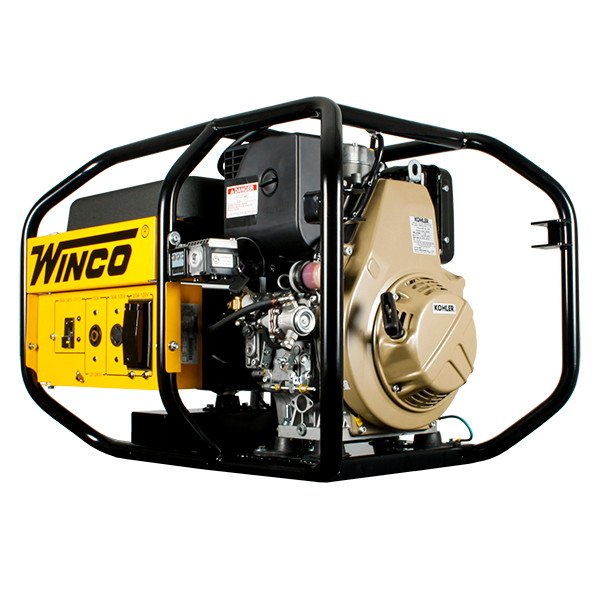 WINCO W6010KE-03/B 5000W Electric Start Portable Diesel Generator WINCO W6010KE-03/B 5000W Electric Start Portable Diesel Generator