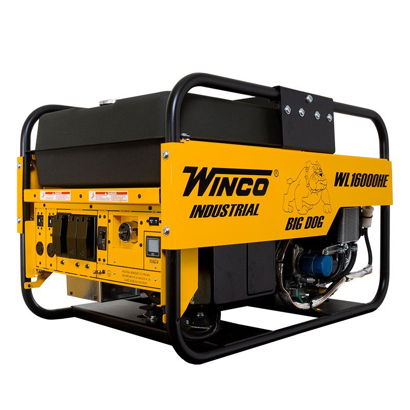 WINCO WL16000HE-03/B 14000W Electric Start Portable Generator WINCO WL16000HE-03/B 14000W Electric Start Portable Generator