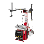 Heavy-duty APEX AT26A tire changer built for daily shop use with swing-arm assist and powerful bead breaker. SKU 5140350.
