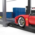 APEX four post lift ramps are the lightweight alternative to heavy steel approach ramps