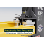 BendPak 10AP automatic arm restraints provide secure positioning and withstand over 2,000 lbs of side force to ensure vehicle stability during lifting operations. SKU 5175307