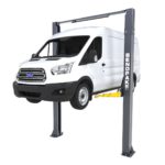 This BendPak 10APX-181 high rise 2 post lift provides exceptional overhead clearance and a 10,000 lb lifting capacity for demanding professional automotive service environments. SKU 5175307