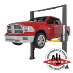 The BendPak 10APX high rise two post lift delivers professional grade performance with a 10,000 lb capacity and ALI certification for trusted shop safety. Ideal for trucks, SUVs, and daily service bays. SKU 5175306