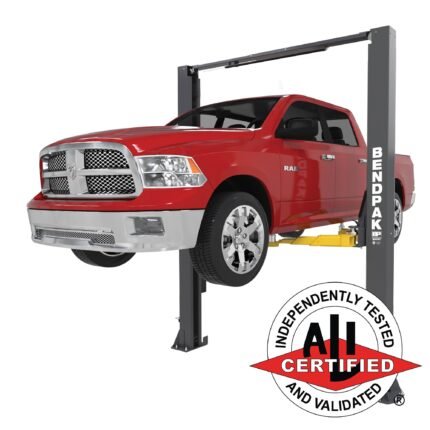 The BendPak 10APX high rise two post lift delivers professional grade performance with a 10,000 lb capacity and ALI certification for trusted shop safety. Ideal for trucks, SUVs, and daily service bays. SKU 5175306