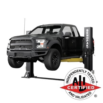 BendPak 12AP-SRT two-post mid-rise lift with a 12,000-lb lifting capacity
