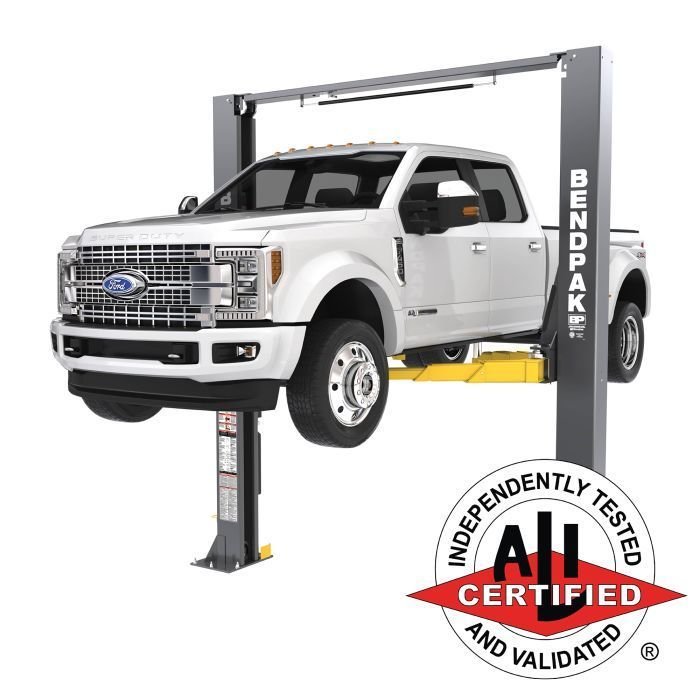 12APX BendPak 12APX high-rise commercial-grade 2-post lift with 12,000-lbs. lifting capacity 5175556 ALI Certified