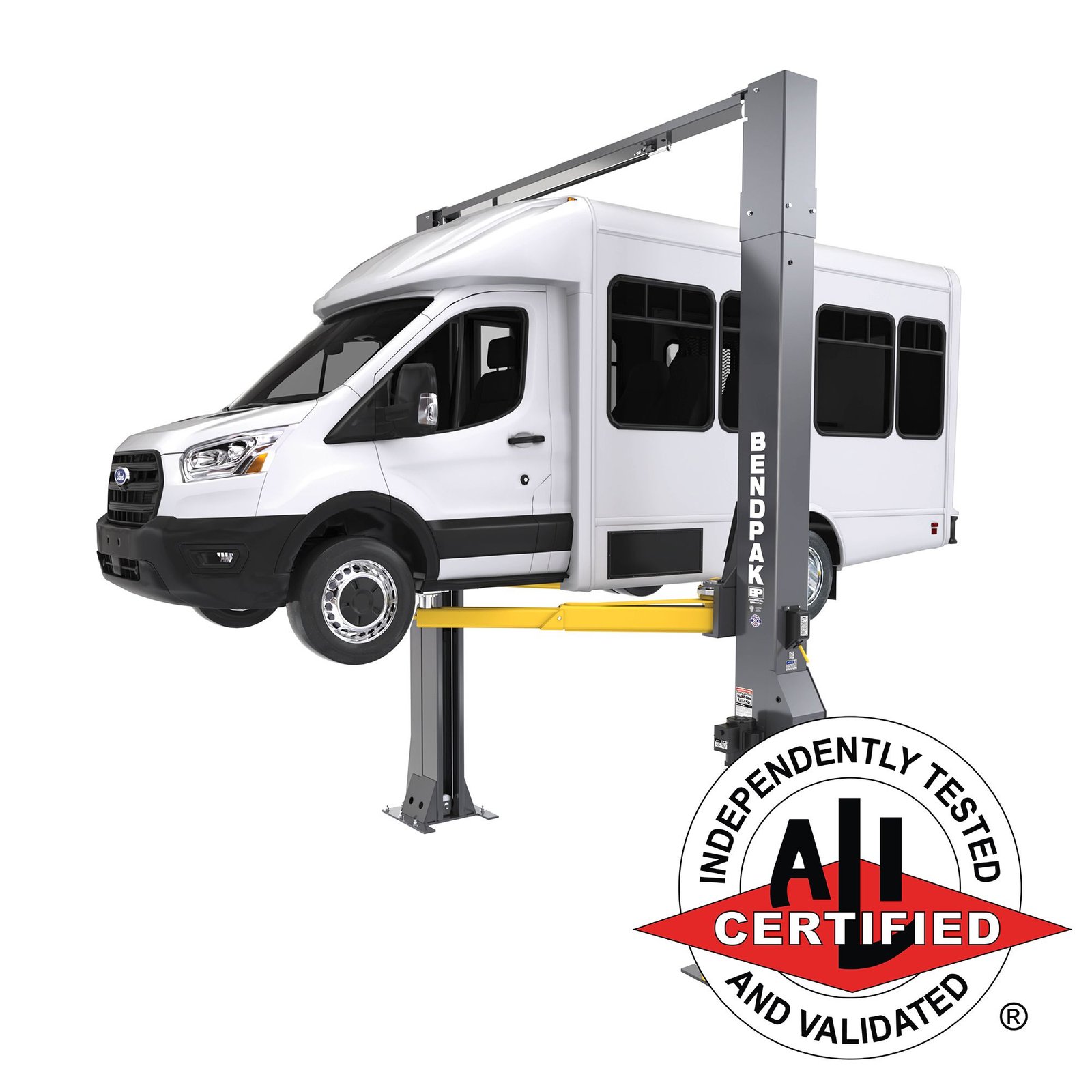 16AP-192 ALI Certified BendPak 16AP-192 extended-height two post lift heavy-duty commercial 5175609