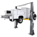 Heady-duty BendPak 16AP two-post lift for work vehicles and fleet trucks