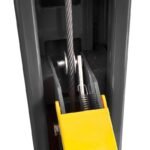 Slack safety cable system on BendPak HDS-27 5175162 enhances 27,000-lb lift safety.