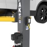 BendPak 9APF low-ceiling two post car lift single-point safety lock release handle