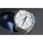 Precision BendPak air compressor pressure gauge delivers accurate PSI readings for reliable shop air system performance.