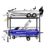 HD-7500PBX 7,500-lb. capacity lift designed for boats, cars, and trucks with adjustable runways and high-rise clearance.