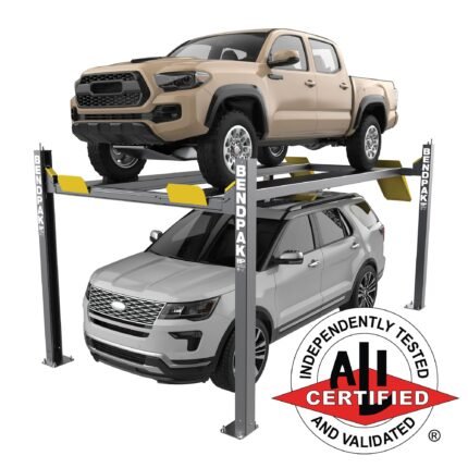 HD-9EWT extra-wide high-lift four-post, 9000 lb capacity. ALI certified. SKU 5175607.