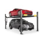 BendPak HD-9XW four post lift with 9,000 lb capacity. High lift design. SKU 5175863.