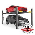 BendPak HD-9XW 9,000 lb high lift four post lift. ALI certified car storage strength. SKU 5175863.