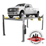 ALI Certified BendPak HDS-14XT extended high-rise lift, 14,000-lb capacity, ALI certified power for pro shops. SKU 5175823.