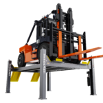 HDS40FL 5175616 super-duty four-post lift built for forklift maintenance and repair. Industrial-grade strength for heavy fleets.
