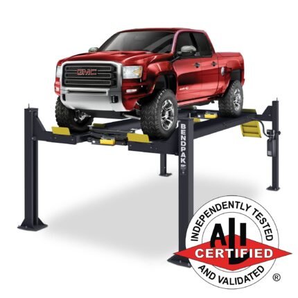 BendPak HDSO-14P 14,000 lb open front four post lift. ALI certified strength for trucks and heavy-duty service. SKU 5175152
