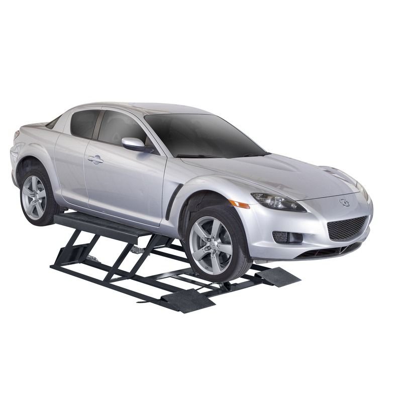 LR-60P LR-60P 5175728 portable low-rise car lift with 6,000 lb capacity. Compact, roll-away design for serious garage setups.