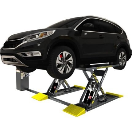BendPak MDS-6LP mid-rise car lift combines compact footprint with 6,000-lb lifting capacity. Perfect for pro shops and garages.