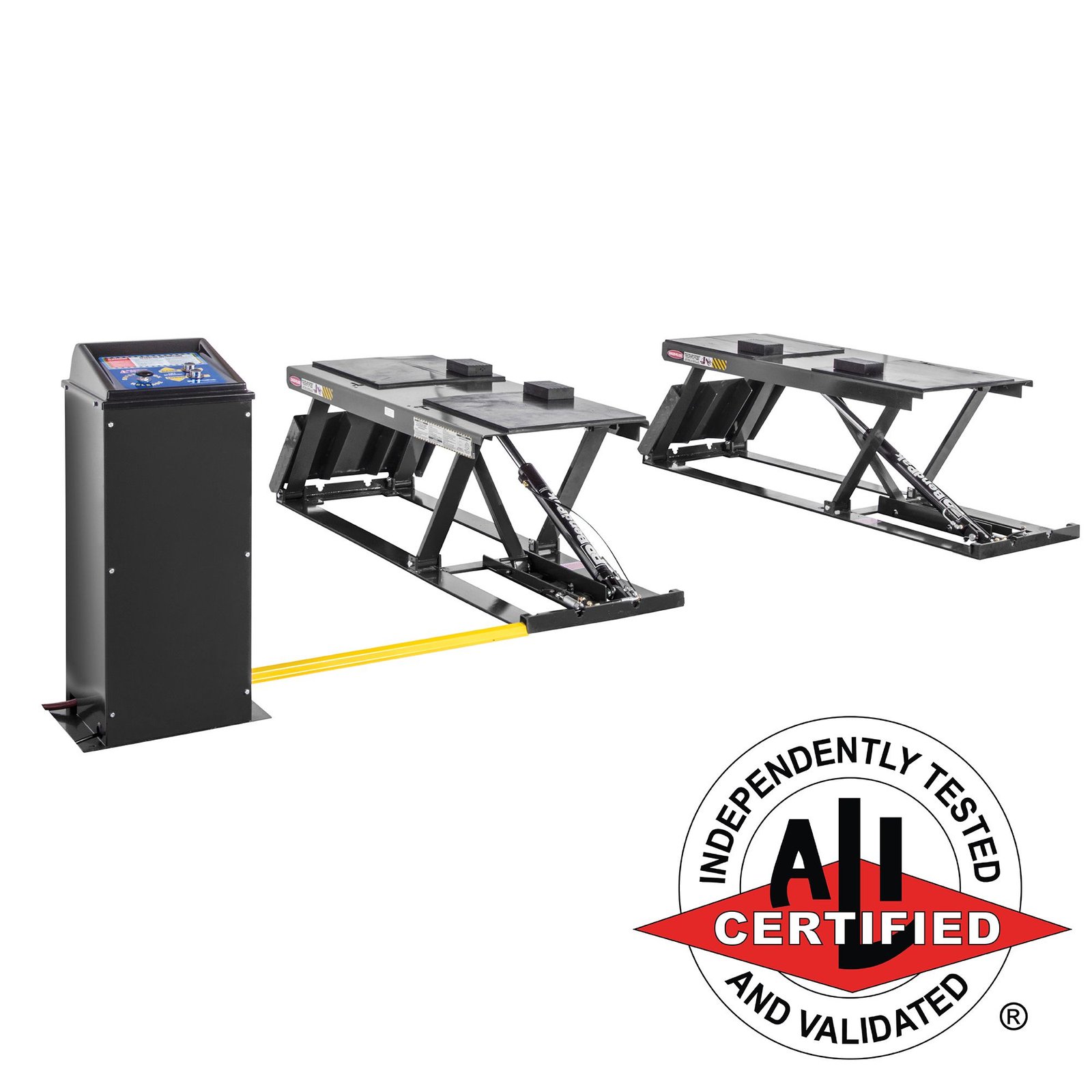 P-9000LTF ALI certified BendPak P9000LTF open-center flush-mount low-rise lift built for serious service work. SKU 5175155.