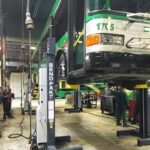 Set of 8 Mobile Column Lifts by BendPak
