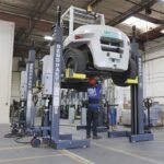Set of mobile column lifts from BendPak