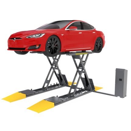 BendPak SP-7XE full-rise scissor lift delivers 7,000-lb lifting power with runways and professional shop performance. SKU 5175424.