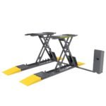 Heavy-duty BendPak SP-7XE scissor lift engineered for fast lifting and stable vehicle service. 7,000-lb capacity. SKU 5175424.