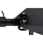 4,500-lb. BendPak RJ45W bridge jack with air-hydraulic power unit and three lock levels for safe, adjustable lifting.