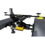 7,000-lb. capacity RJ7W rolling bridge jack featuring a pneumatic-hydraulic power unit and three lock positions.