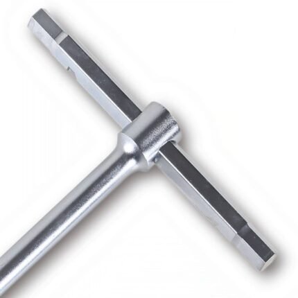 Beta Tools T-handle hex wrench with dual hex ends and ergonomic center handle, designed for maximum torque and control. Get it at Wrenchers.com.