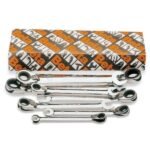 Beta Tools 142AS/8 Reversing Ratchet Combo Wrench Set