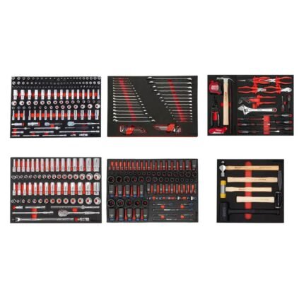 BoxoUSA 379-Piece Advanced Master Tool Set with organized EVA foam inserts.