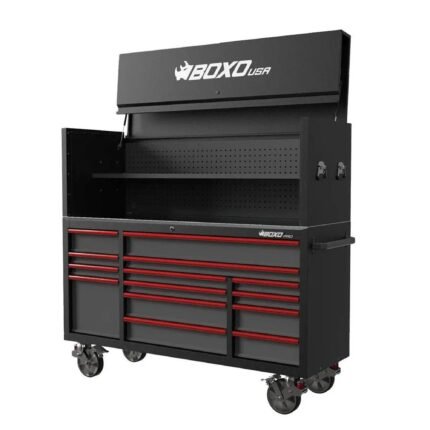 72-inch Pro Series rolling tool box with garage top