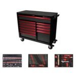 Pro Series 45-inch loaded tool box with 222-piece master tool set
