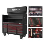 72-inch Pro Series rolling tool box with garage top and 14 drawers