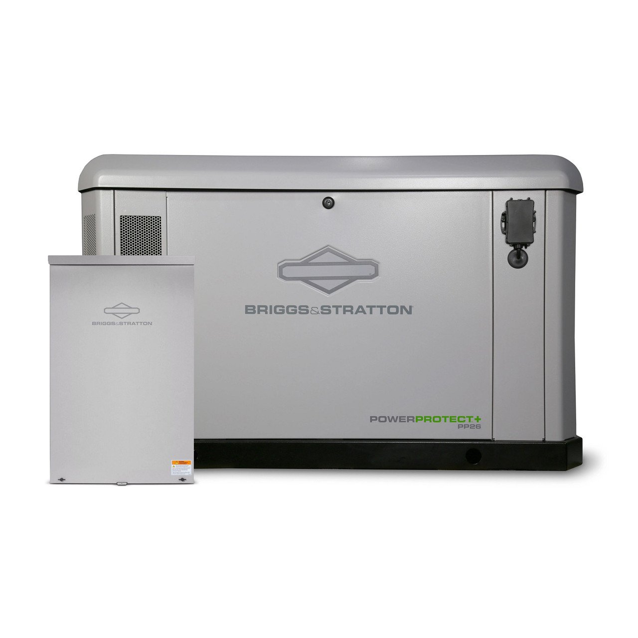 Briggs & Stratton 040816 26kW PowerProtect+ Generator with 200A SE Transfer Switch Briggs & Stratton 040816 26kW PowerProtect+ Generator with 200A SE Transfer Switch product image