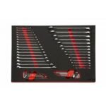 Boxo Pro Series 3-drawer service cart with 222-piece tool set and locking drawers - Wrenchers
