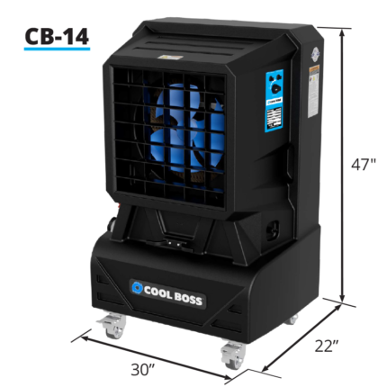 cb-14 - water-cooling-fan-portable-evap-cooler-commercial-residential - - Cool Boss