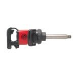 Side view of Chicago Pneumatic 7782-6 impact wrench showing 1-inch drive and durable red-and-black composite housing – Get it at Wrenchers.com today
