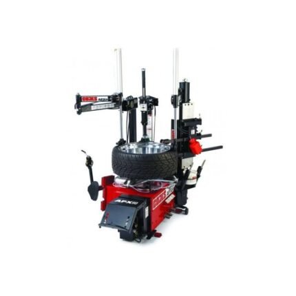 Hero image of the Coats APX-90E automatic tire changer featuring RoboArm assist for fast, accurate service on low-profile, run-flat, and performance wheels. Built for professional shops