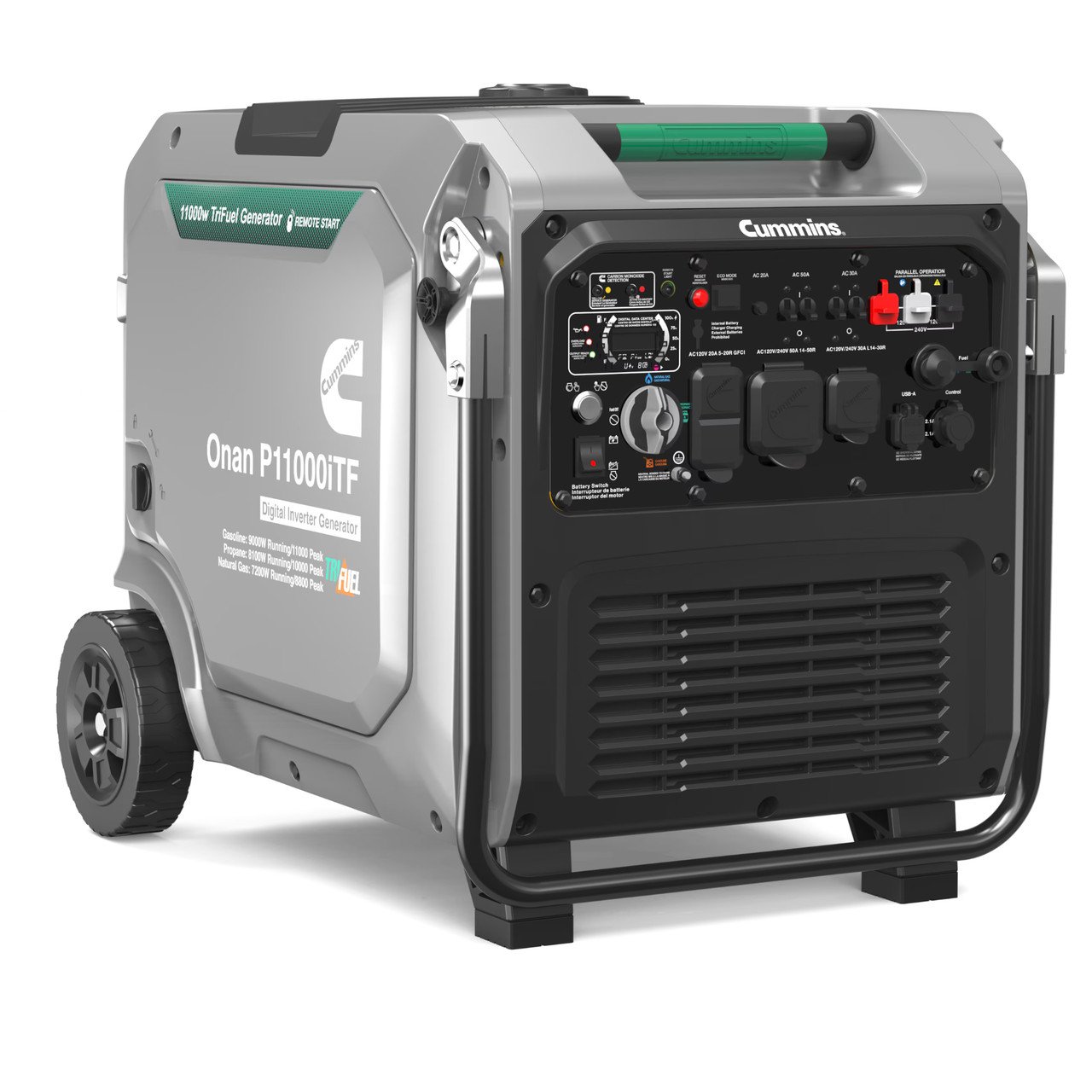 Cummins Onan P11000iTF 9000W Tri-Fuel Electric Start Portable Inverter Generator Cummins Onan P11000iTF 9000W Tri-Fuel Electric Start Portable Inverter Generator product image
