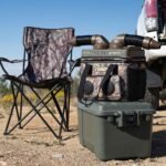 Coolee Portable Air Cooler, Ice-Chest and Bluetooth Player, 3-IN-1, Camo, accessories, personal air conditioner, camping ice chest