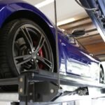 Space saving car storage for home garage