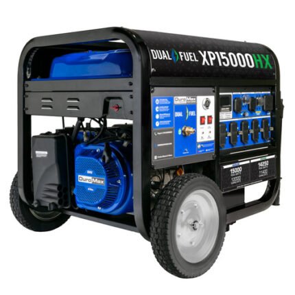 DuroMax Power Equipment DuroMax XP15000HX 12000W Electric Start Dual Fuel Portable Generator w/CO Alert gallery image 2