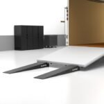 Long trailer ramps for low-clearance vehicle loading, 72" lightweight foam trailer ramps set